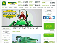 Tablet Screenshot of dgequipment.com